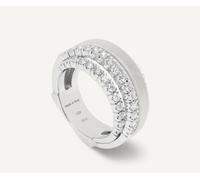 Marco Bicego Masai 18ct White Gold Coil 1.03ct Diamond Ring - Q MBI-725/Q