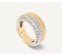 Marco Bicego Masai 18ct Yellow Gold 4-Strand Coil 1.03ct Diamond Ring - L MBI-720/L