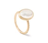 Marco Bicego Siviglia 18ct Yellow Gold Mother of Pearl Diamond Ring - L MBI-653/L
