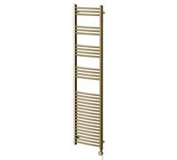 Marco Colore Curved Digital Thermostatic Electric Heated Towel Rail | Brushed Brass | Mild Steel | 1800mm x 500mm