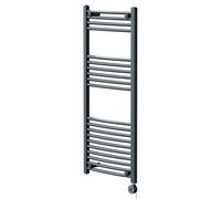 Marco Curved Digital Thermostatic Electric Heated Towel Rail | Anthracite | Mild Steel | 1200mm x 500mm