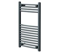 Marco Curved Heated Towel Rail | Anthracite | Mild Steel | 800mm x 500mm