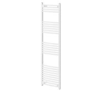 Marco Curved Heated Towel Rail | White | Mild Steel | 1600mm x 500mm