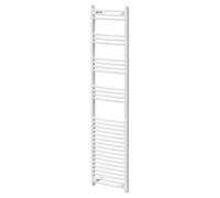 Marco Curved Heated Towel Rail | White | Mild Steel | 1800mm x 500mm