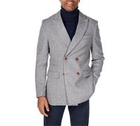 Marco Double Breasted Tweed Blazer XPOSED Grey 46