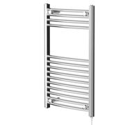 Marco Electric Heated Towel Rail | Chrome | Mild Steel | 800mm x 500mm
