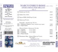 MARCO ENRICO BOSSI: OPERA OMNIA PER ORGANO, VOL. 1 NEW CD