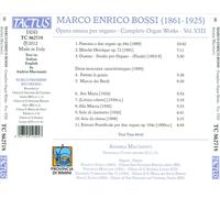 MARCO ENRICO BOSSI: OPERA OMNIA PER ORGANO, VOL. 8 NEW CD