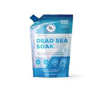 MARCO ESRA Dead Sea Salt for Soaking, Mineral Bath Salt Spa, Shower - More Minerals than Epsom Salt, Pure and Natural Bath Salt for Soaking the Feet, Fine Salt from Ma