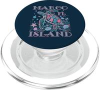 MARCO ISLAND FL TURTLE LOVER COLORFUL BEACH SOUVENIR PopSockets PopGrip for MagSafe