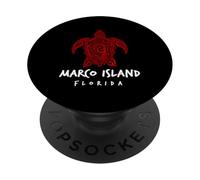 Marco Island Florida Sea Turtle Design Marco Beach FL PopSockets Adhesive PopGrip
