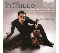 Marco Misciagna – Fiorillo: 36 Caprices Op. 3 (transcribed for viola by Marco Masciagni) – CD (2023)
