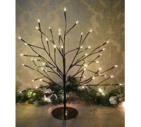 Marco Paul 1.5ft Large Pre-lit Black Twig Tree Marco Paul Black