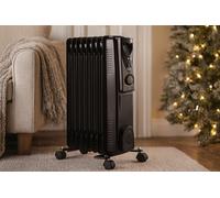 Marco Paul 1.5Kw 7 Fin Slim Oil Filled Radiator - Black
