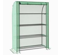 Marco Paul 1.7m 4 Tier Wide Greenhouse Outdoor Heavy Duty in Green Marco Paul Green