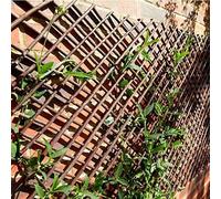 Marco Paul 1.8m Brown Willow Expandable Trellis for Garden Plants Marco Paul Brown