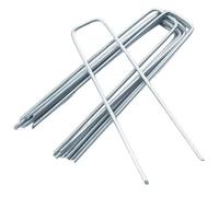 Marco Paul 10 Pack Of Weed Control Fabric Securing Pegs - Galvanised Steel And Stability Ground Garden Stakes