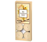 Marco Paul 10 Pack Vanilla Scented Candle Tealights in Beige Marco Paul Beige