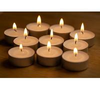 Marco Paul 100 Pack of Unscented Tea Lights in White | Size: 400g Marco Paul White 400g