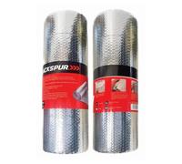 Marco Paul 10m x 60cm Radiator Reflective Foil Insulation Roll Large Heat Reflective Sheet with Adhesive Pads Energy Efficient Radiator Reflector Foil Silver Bubble Wrap Insulation