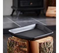 Marco Paul 11" Black Metal Ash Pan Fireside Fireplace Tray
