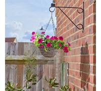 Marco Paul 12'' Round Rattan Hanging Basket