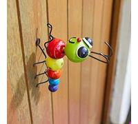 Marco Paul 15cm Multicoloured Metal Caterpillar Wall Art for Garden Marco Paul Multicolor