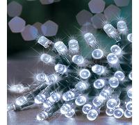 Marco Paul 200 White Christmas Fairy Lights with Timer Function - Battery Operated Indoor/Outdoor Garden Lights