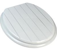 Marco Paul 18'' Toilet Seat - White Groove