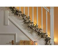 Marco Paul 180cm Artificial Christmas Garland with Berries in Green Marco Paul Green