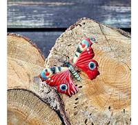 Marco Paul 19cm Red Metal Butterfly Wall Mounted Ornament Marco Paul Red