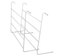 Marco Paul 2 Pack 4 Bar Radiator Airers - Strong Steel Clothes Airer Indoor & Radiator Clothes Drying Rack - Easy Clean Plastic Coating with Non-Scratch End Caps - Compact Over Radiator Towel Rails