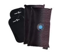 Marco Paul 1kg Reusable Dehumidifier for Home, Car, Caravan or Boat - Large Moisture Absorber Non Slip Mat Included. Essential Car Accessory Removing Condensation/Anti Misting (2, 1kg)