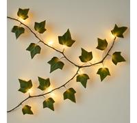 Marco Paul 20 LED Fairy Lights Battery Operated 2.2m Artificial Ivy Fake Vine Battery Lights Balcony Lights USB Fairy Lights for Garland Decorations for Bedroom, Home & Wedding Decor