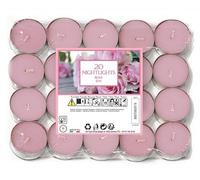 Marco Paul 20 Pack Rose Scented Candle Tealights Candles Long Burning 8 Hours Non Toxic Candles Perfect for Wax Burners Home Decor Tea Candles Scented Tealights Long Burning Tea Lights