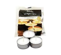 Marco Paul 8 Hour Tealights 20 Pack Candles Long Burning Tea Lights Unscented Tea Lights Non Toxic Tealight Candles Long Lasting Tea Lights Small Candles Multipack Tea Candles