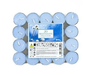 Marco Paul 20pc Scented Tealight Candle Set Long Burning 8 Hour Fresh Cotton Aroma Home Fragrance Tea Lights & Home Décor Christmas Stocking Filler Gift for Her