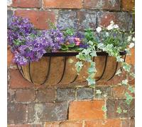 Marco Paul 24" Wall Mounted Garden Planter Metal Black Marco Paul Black