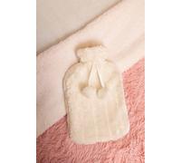 Marco Paul 2L Hot Water Bottle With Cream Faux Fur Cover