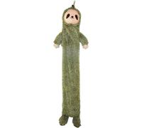 Marco Paul 2L Long Hot Water Bottle with Soft Plush Sloth Cover in Brown Marco Paul Brown