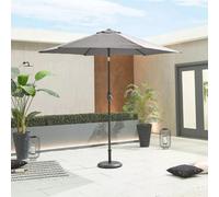 Marco Paul 2M Garden Parasol Outdoor Umbrella - Grey