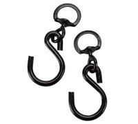 Marco Paul 2pc Garden Swivel Hooks in Black | Size: 2 Pack Marco Paul Black 2 Pack
