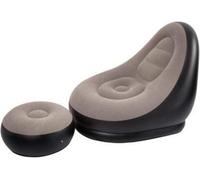 Marco Paul 2Pc Inflatable Sun Lounger Chair And Stool Set