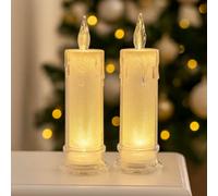 Marco Paul 2Pc Led Light Up Candle Decoration Set