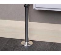 Marco Paul 2Pc Radiator Pipe Sleeve Collar Set - Silver Chrome