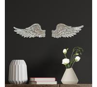 Marco Paul 2pc Silver Angel Wings Wall Ornament Marco Paul Silver