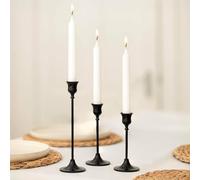 Marco Paul 3 Pack Black Taper Candle Holders Marco Paul Black 3 Pack