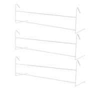 Marco Paul 3 Pack Clothes Airer Indoor - Radiator Airer Rack with 2 Bars - Strong Steel Clothes Drying Rack with Non-Scratch End Caps - Compact Folding Radiator Drying Rack & Over Radiator Towel Rail