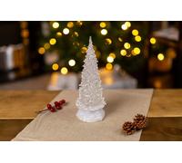 Marco Paul 32cm Colour Changing Glitter Christmas Tree Water Spinner Marco Paul Multicolor