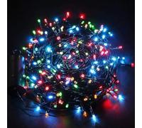 Marco Paul 32m 400 Multi Coloured Battery Operated Christmas Lights LED Fairy String Lights with Timer & 8 Modes - Indoor Outdoor Xmas Tree Lighting for Gardens, Windows, Bedrooms & Festive Décor
